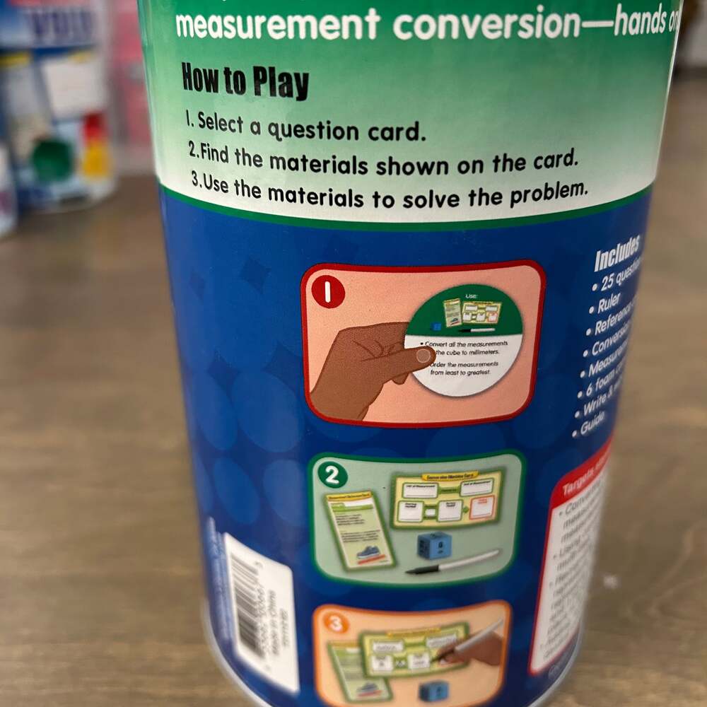 Lakeshore Math In A Flash Measurement Conversion Discovery Can‎ - Gr. 4-5 - Picture 2 of 4